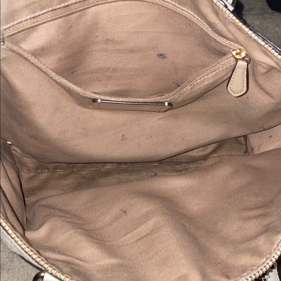 Coach Cream Floral Tote Bag - Picture 3 of 4